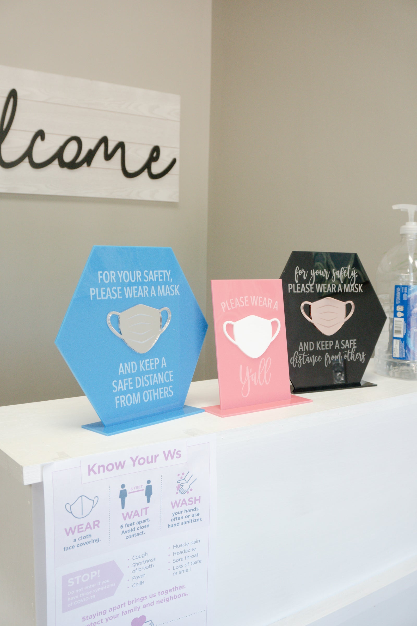 Wear a Mask Signs for Small Businesses