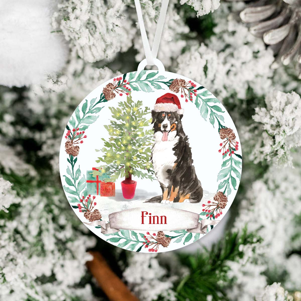 Bernese Mountain Dog Ornament