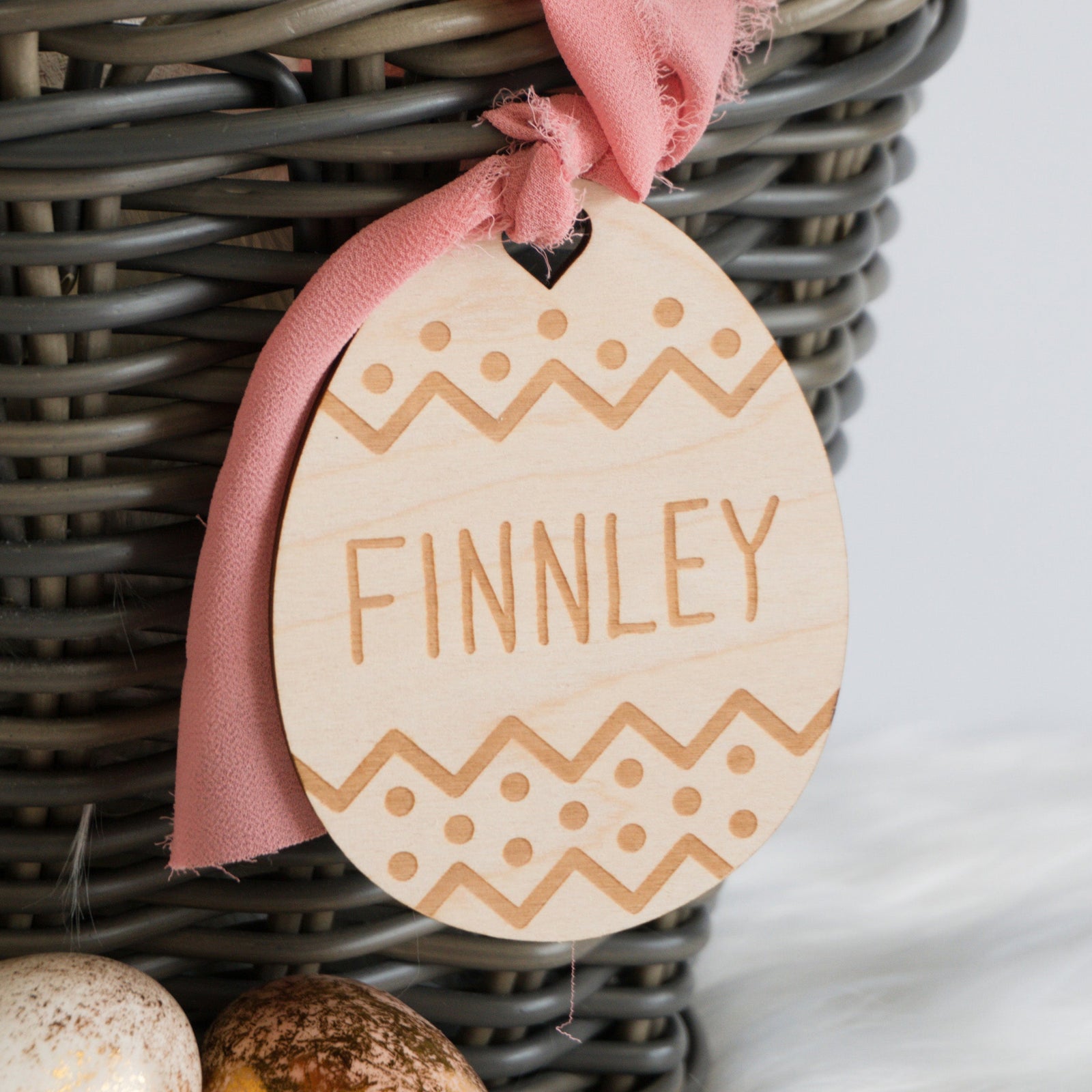 Easter Basket Tag - Egg