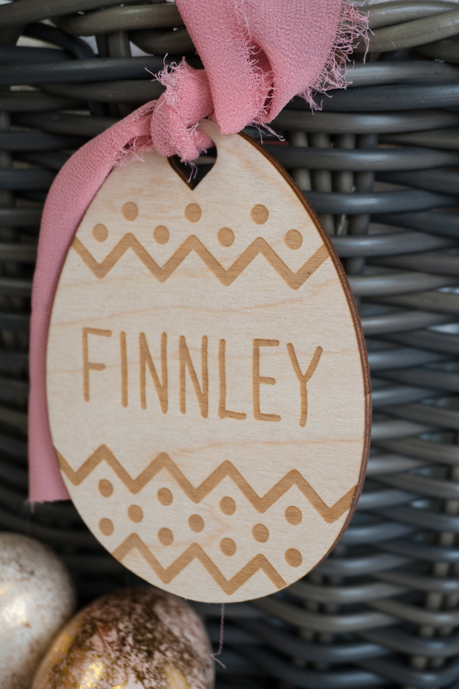 Easter Basket Tag - Egg