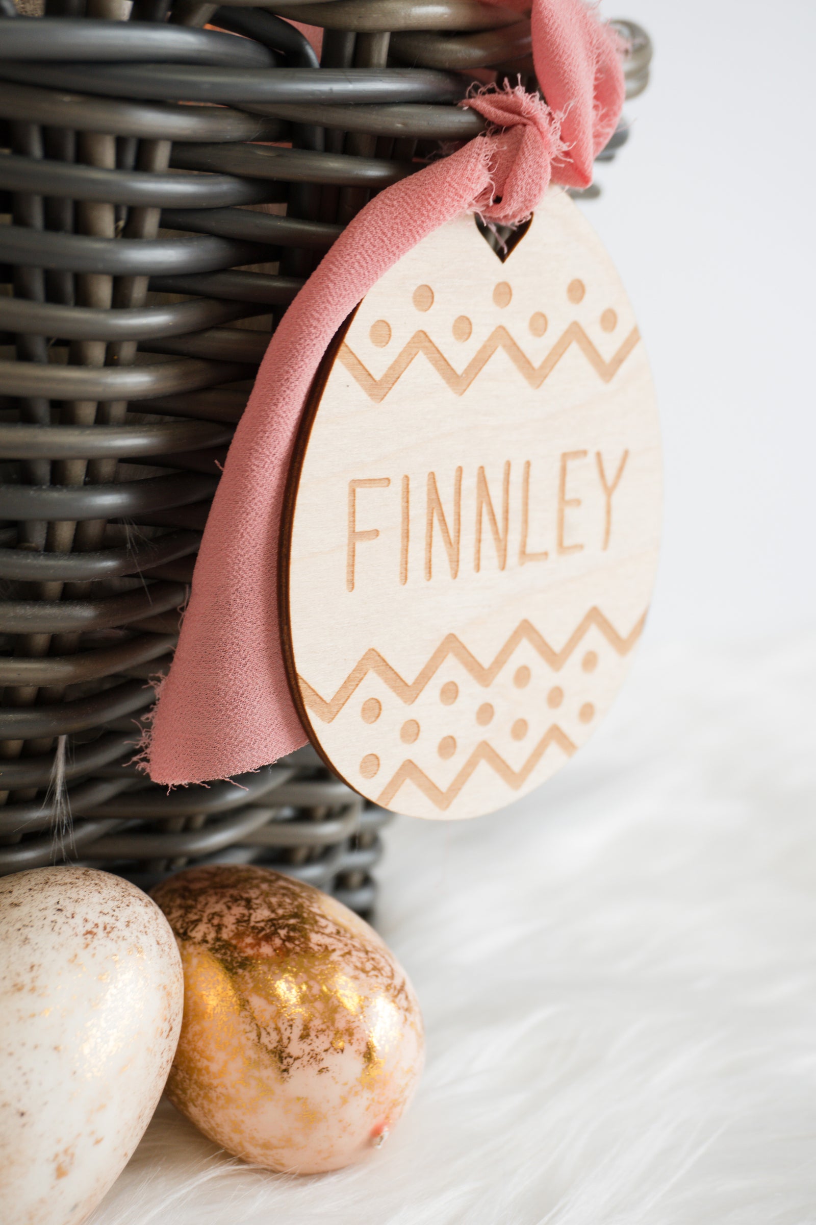 Easter Basket Tag - Egg