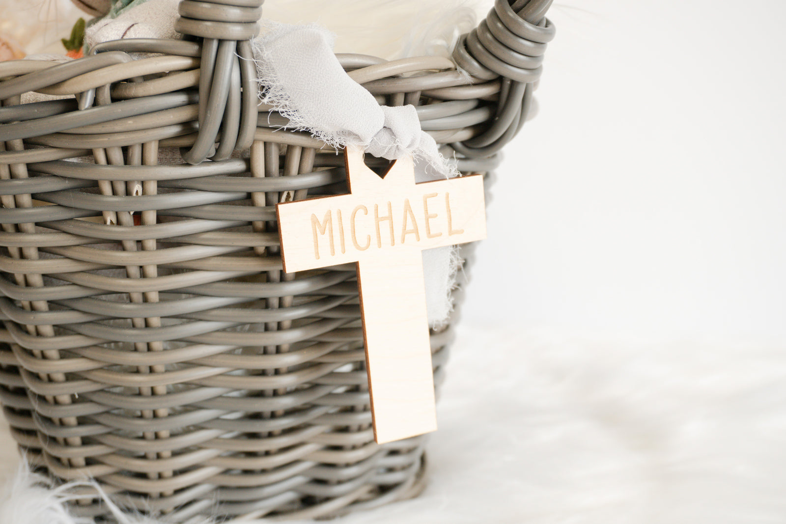 Easter Basket Tag - Cross