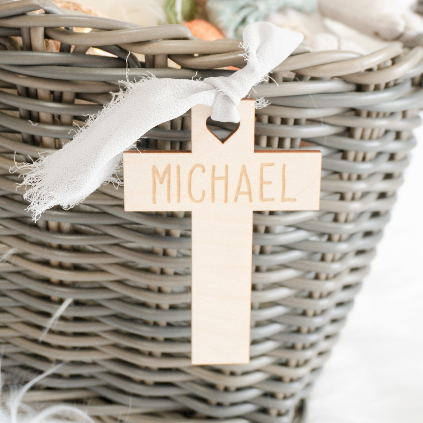 Easter Basket Tag - Cross