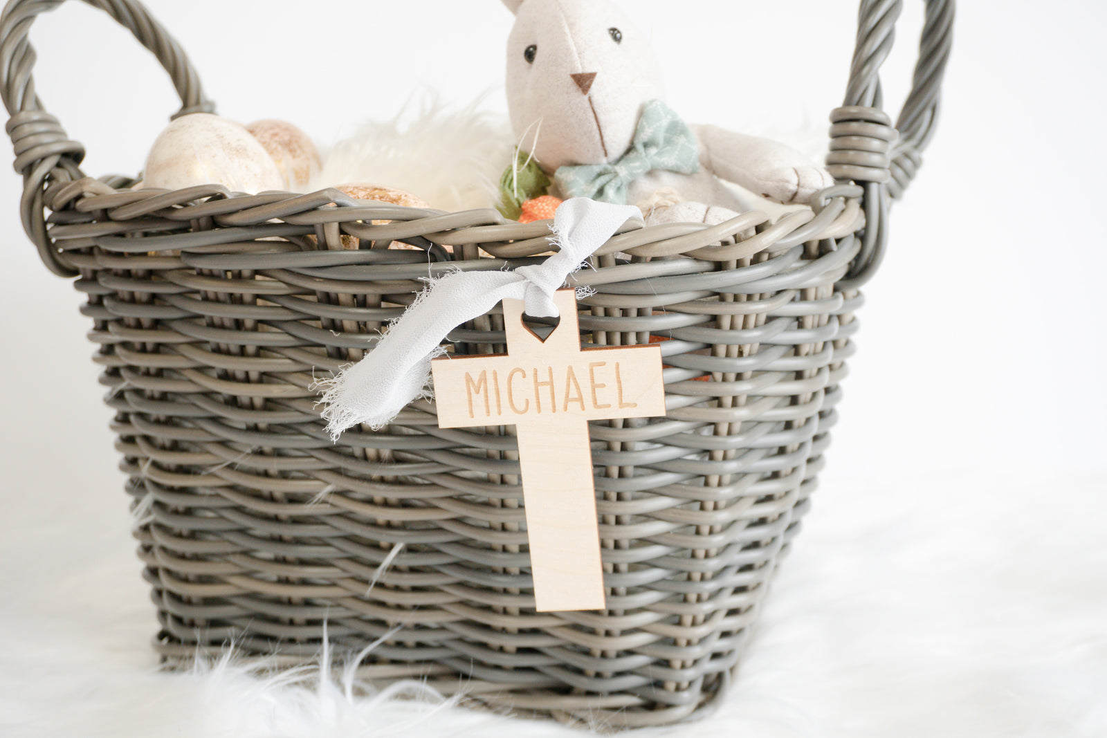 Easter Basket Tag - Cross