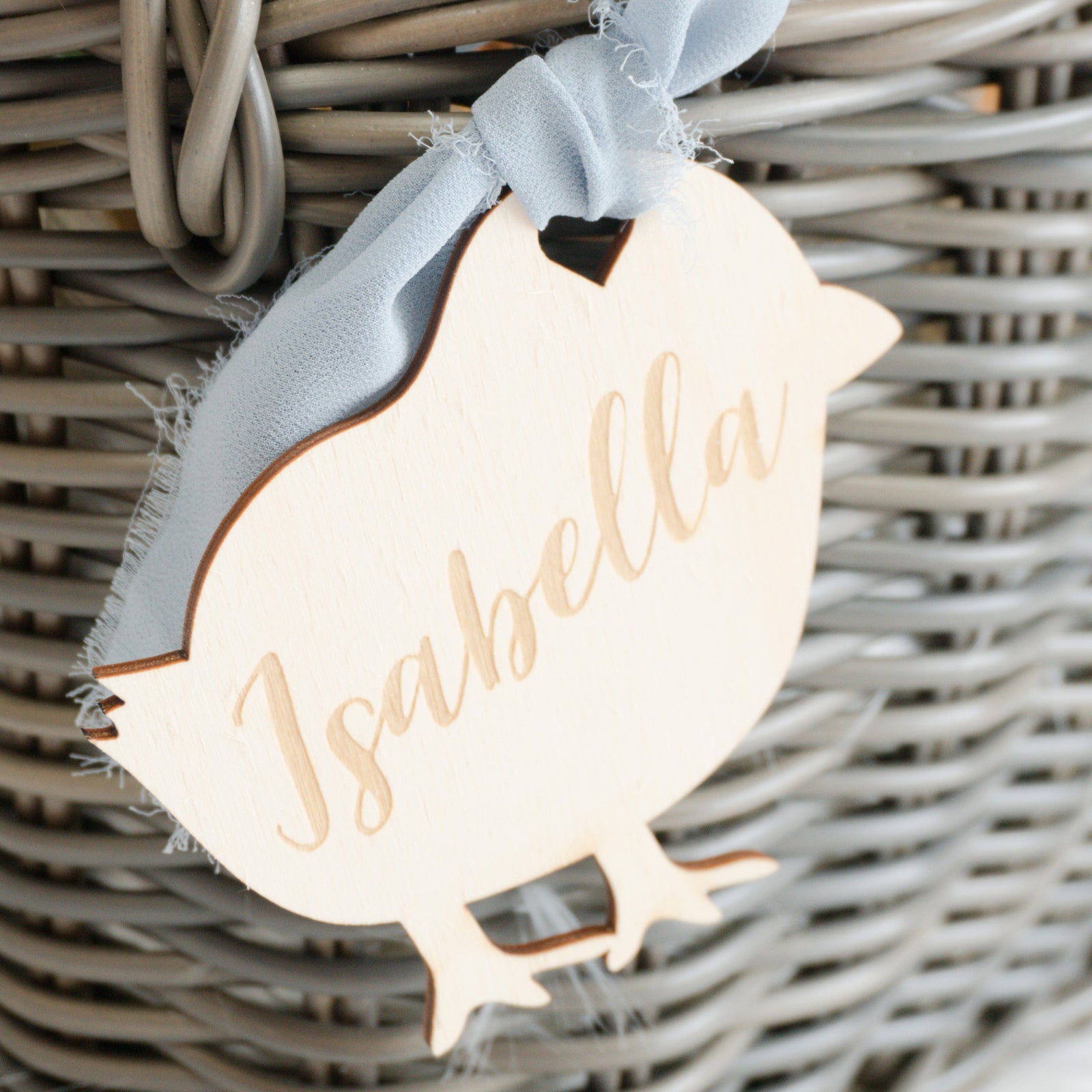 Easter Basket Tag - Chick