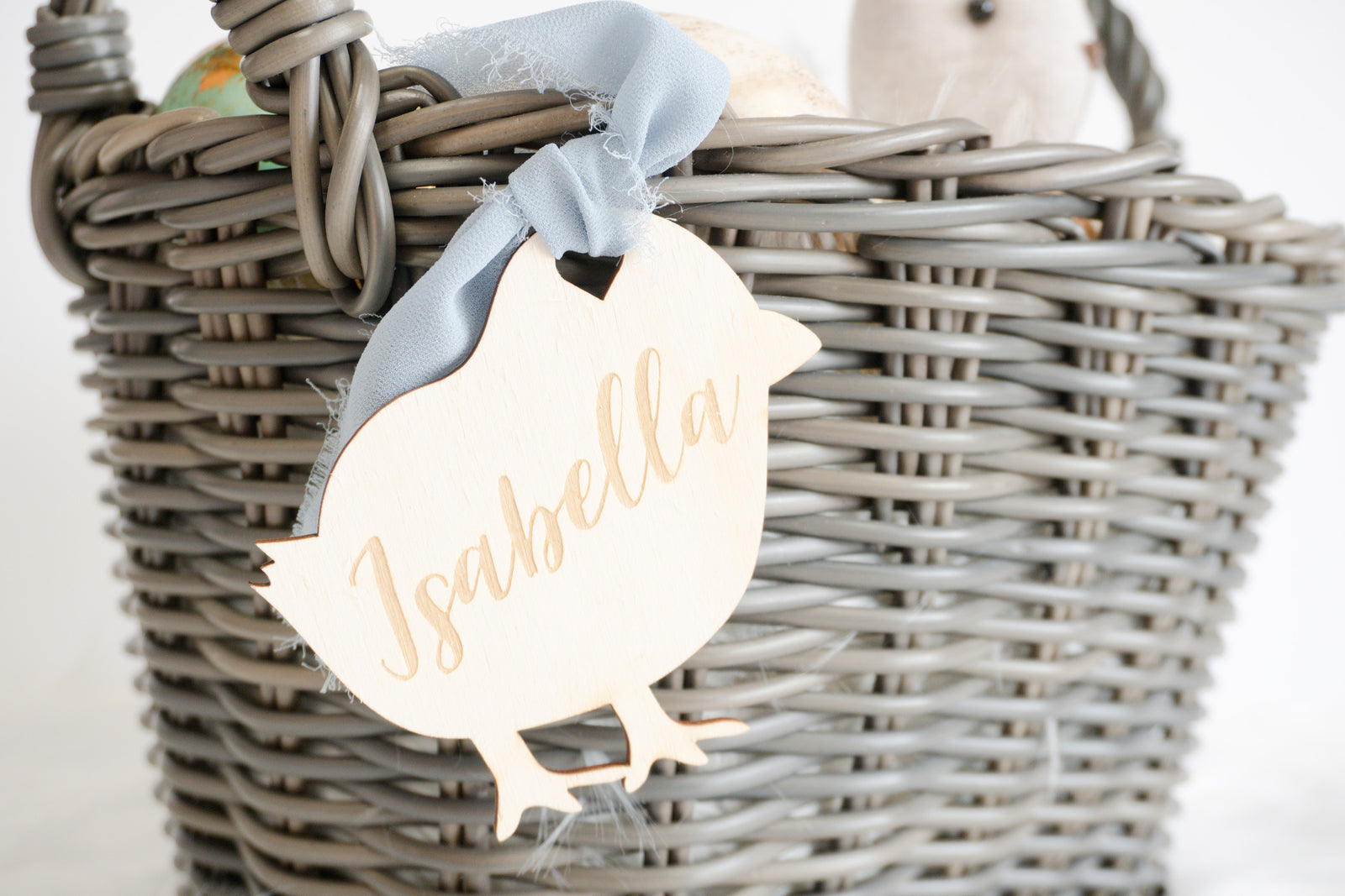 Easter Basket Tag - Chick