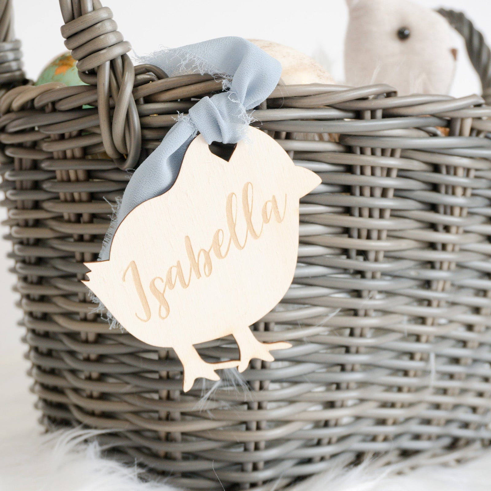 Easter Basket Tag - Chick