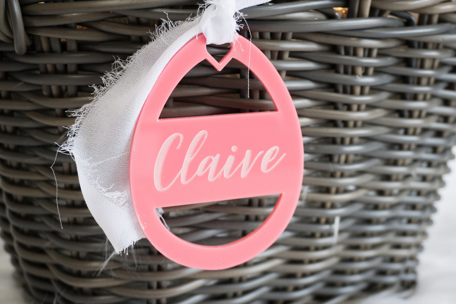 Easter Basket Tag - Simple Egg