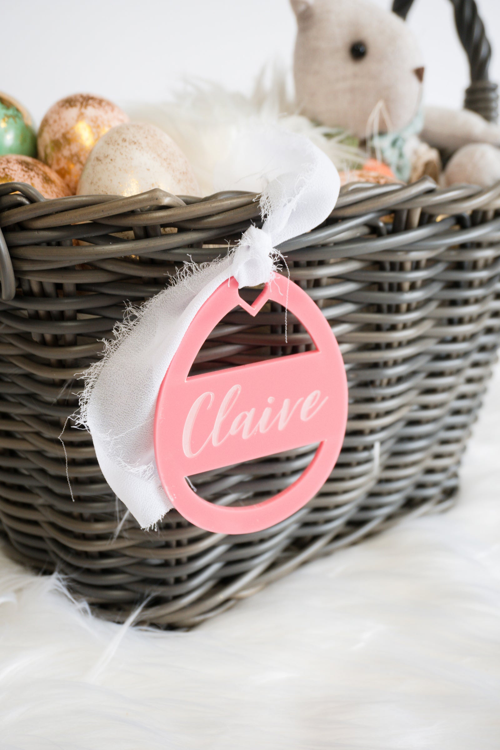 Easter Basket Tag - Simple Egg