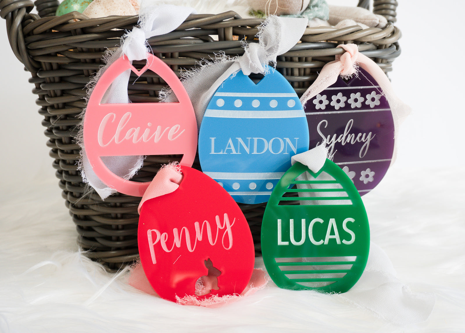 Easter Basket Tag - Simple Egg