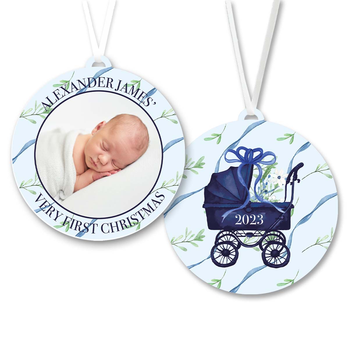 Baby Boy's First Christmas Ornament