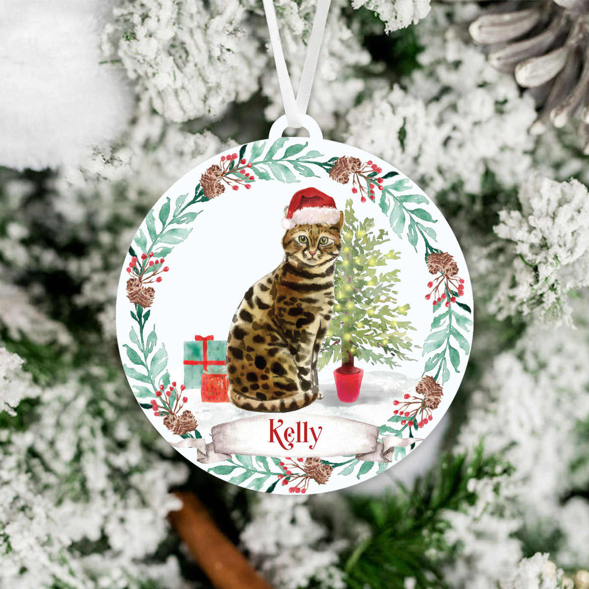 Bengal Cat Ornament