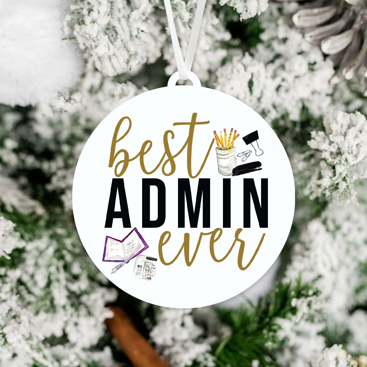 Best Admin Ever Ornament