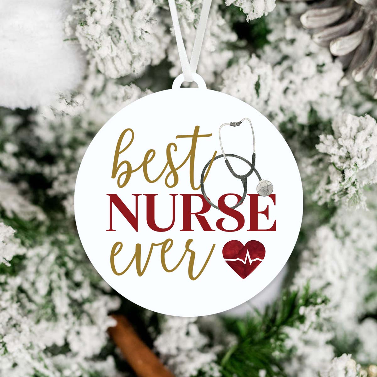 Best Nurse Ever Ornament