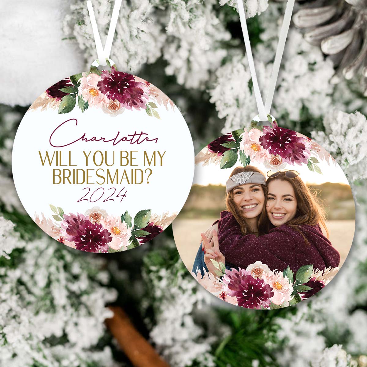 Bridesmaid Proposal Ornament