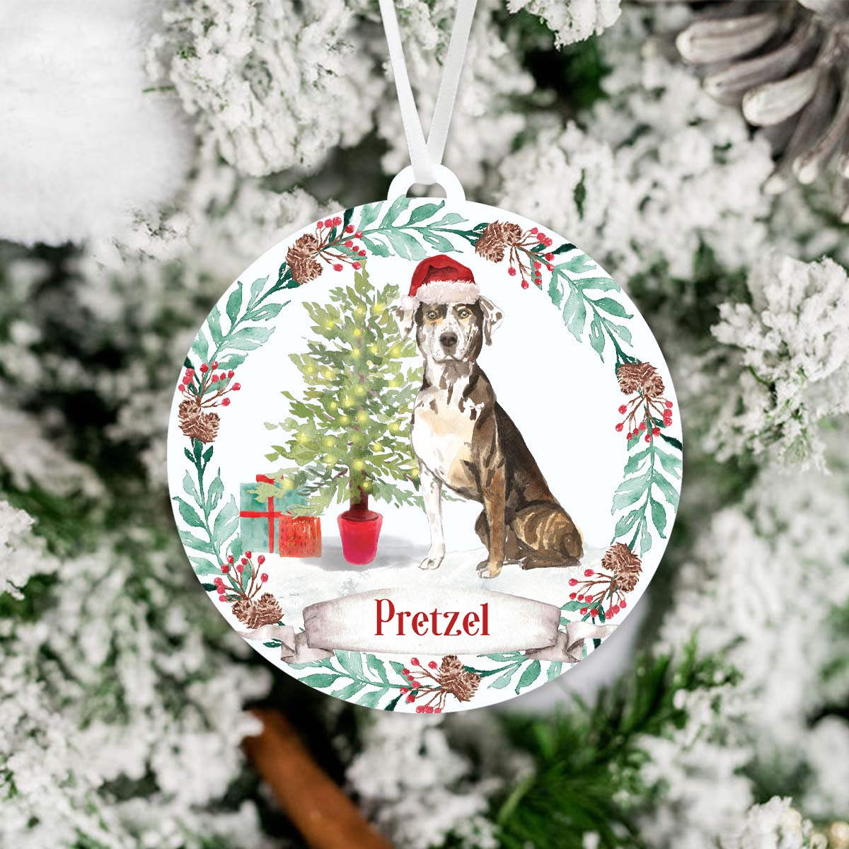 Catahoula Leopard Dog Ornament