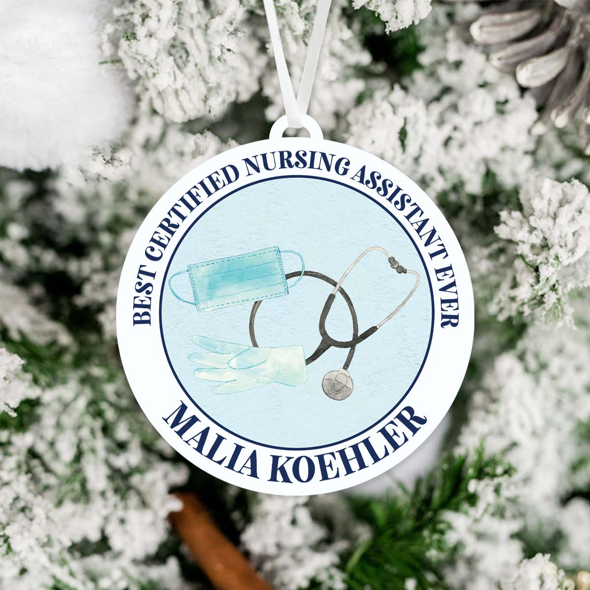 Best Certified Nursing Assistant Ornament