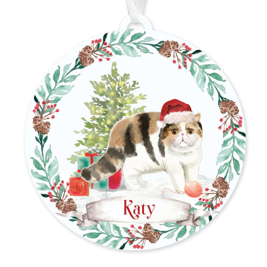 Exotic Shorthair Cat Ornament