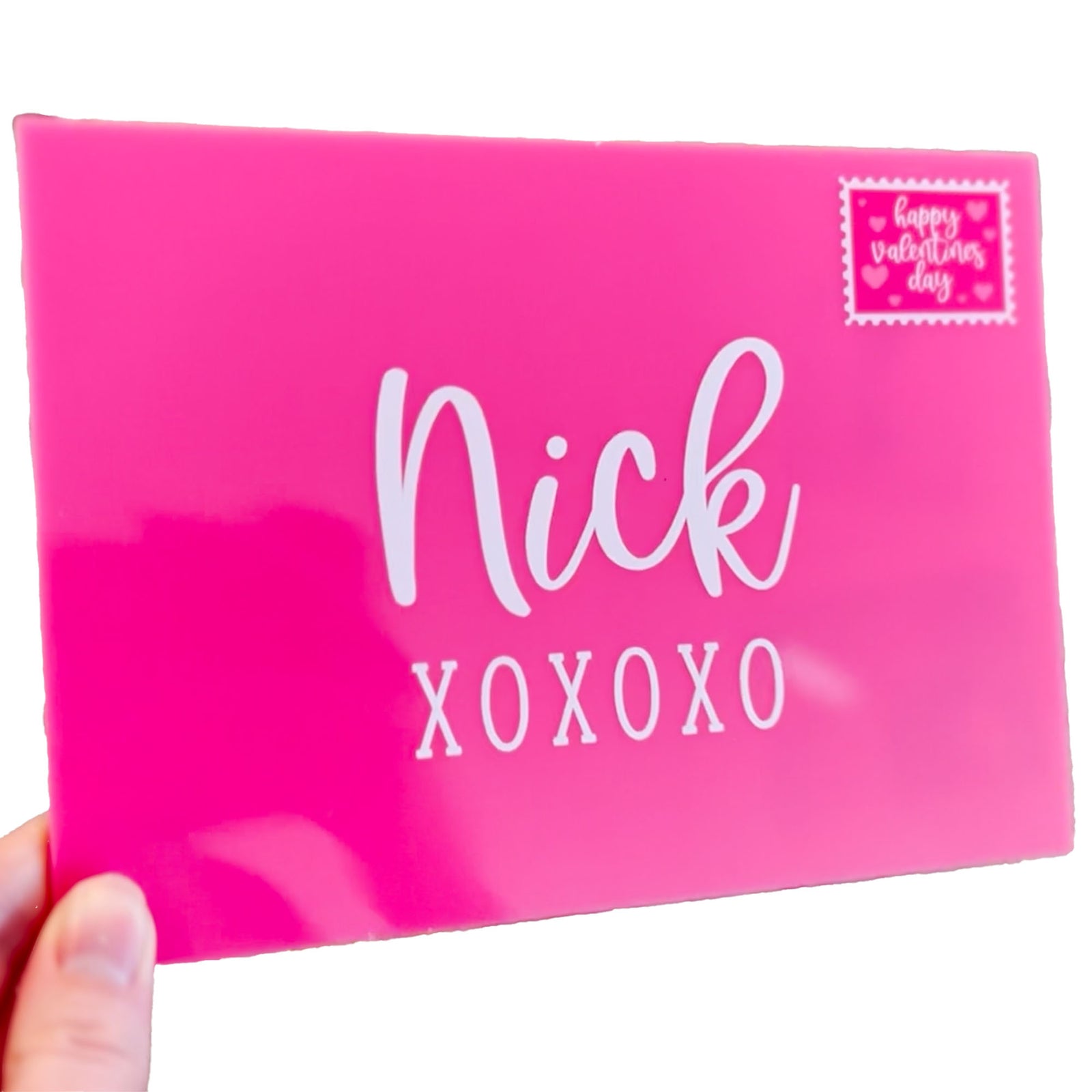 Valentine's Day Card - Acrylic Postcard