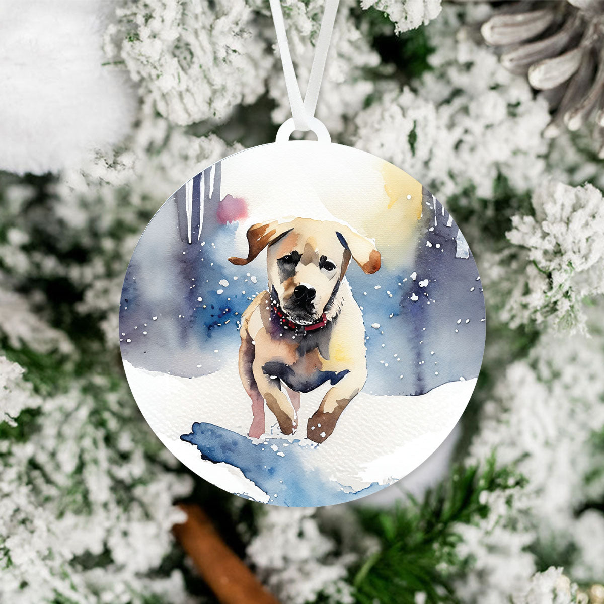 Yellow Labrador Ornament