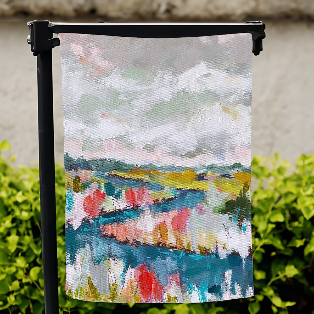 Bright Salt Marsh Garden Flag - Brittany Rawls Art