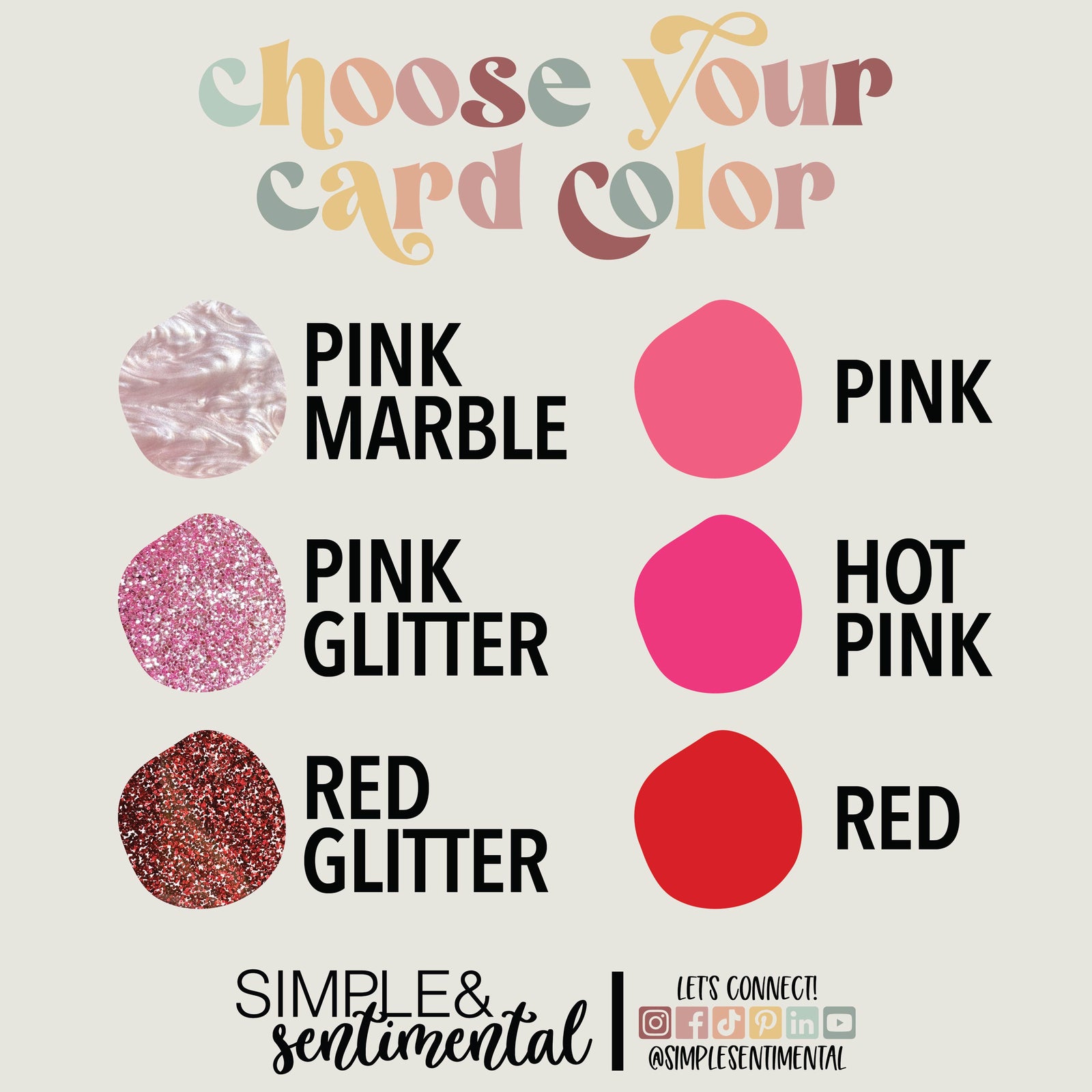 Valentine's Day Card - Acrylic Postcard