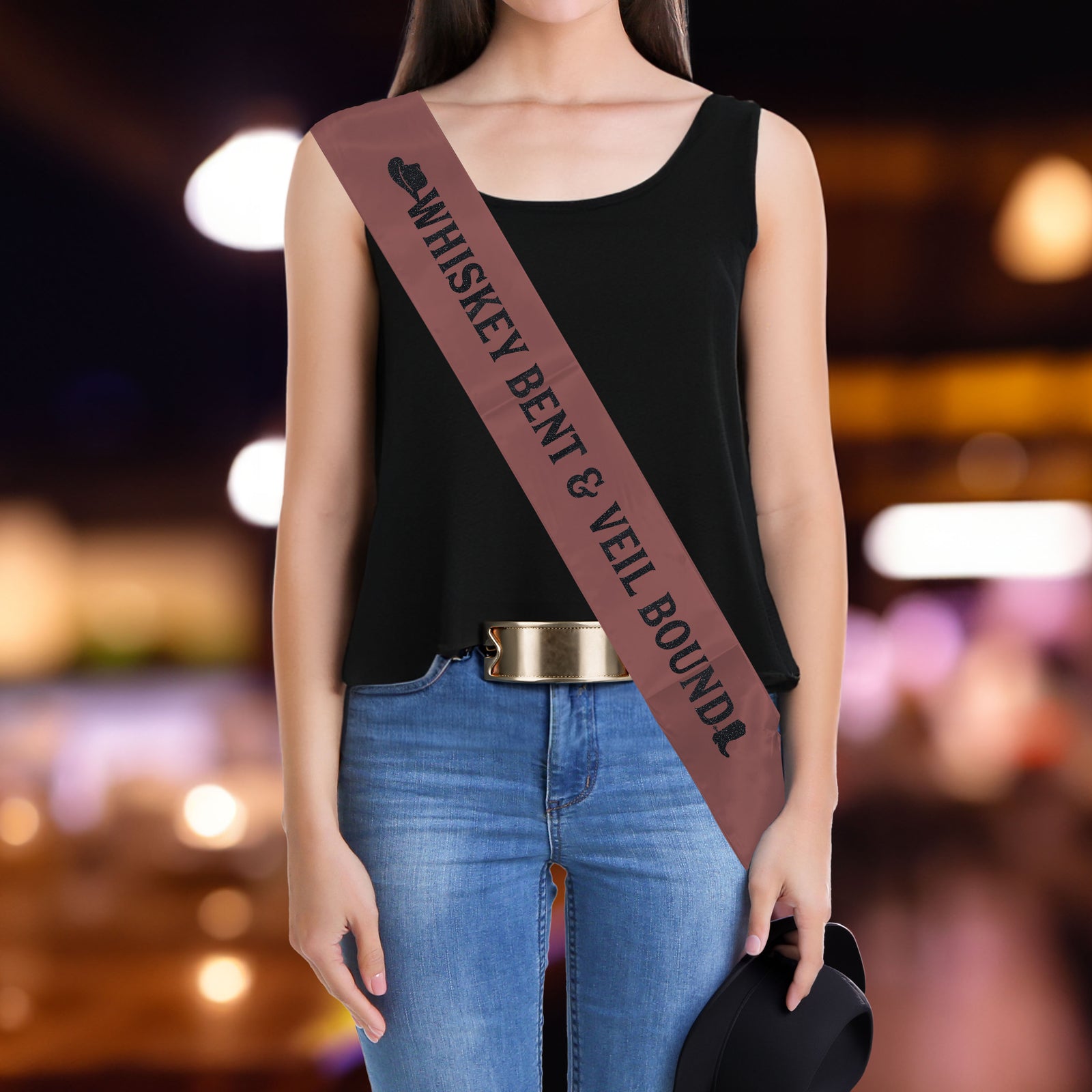Whiskey Bent and Veil Bound Sash