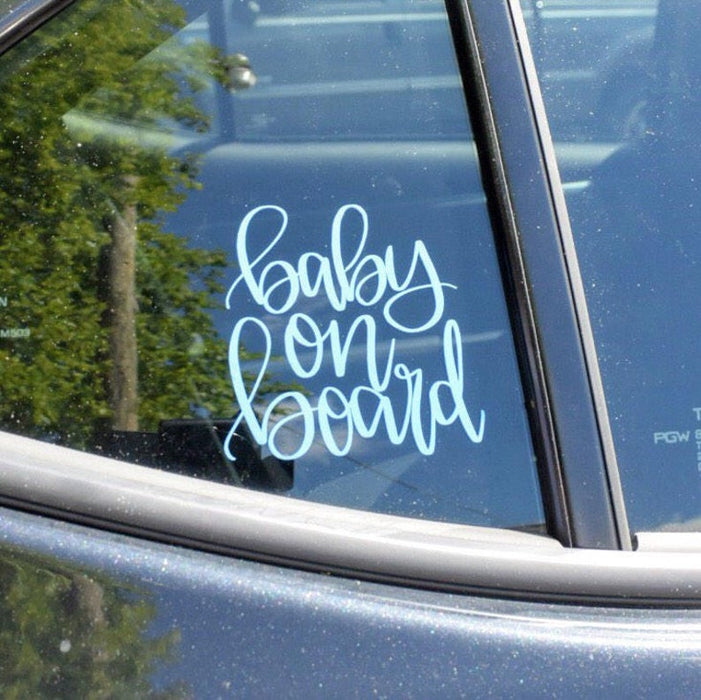 Baby on Board Vinyl Decal