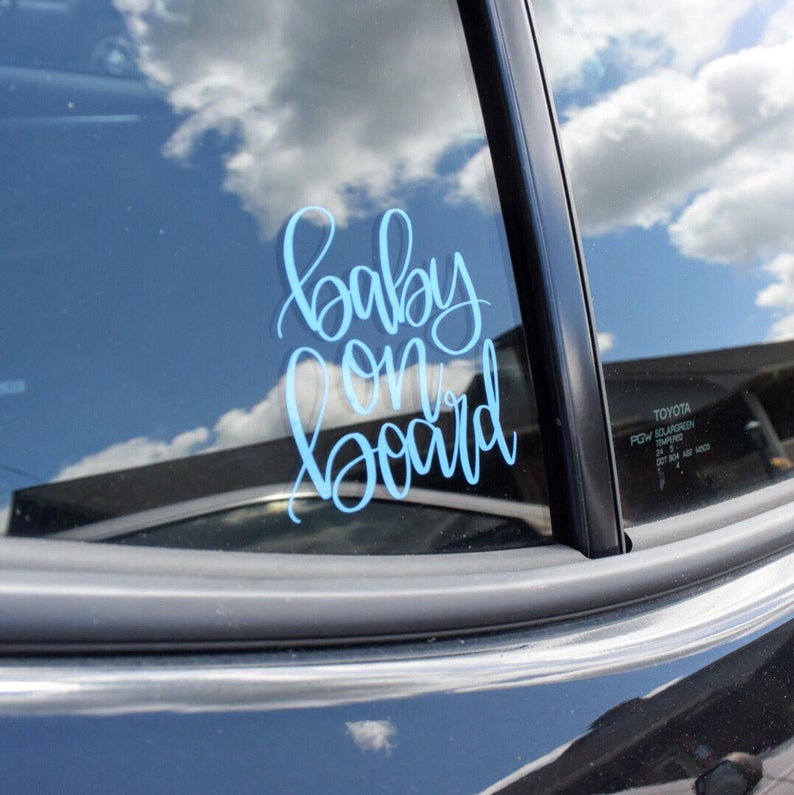Baby on Board Vinyl Decal