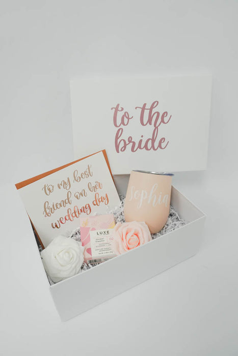 To My Best Friend on Her Wedding Day Gift Box
