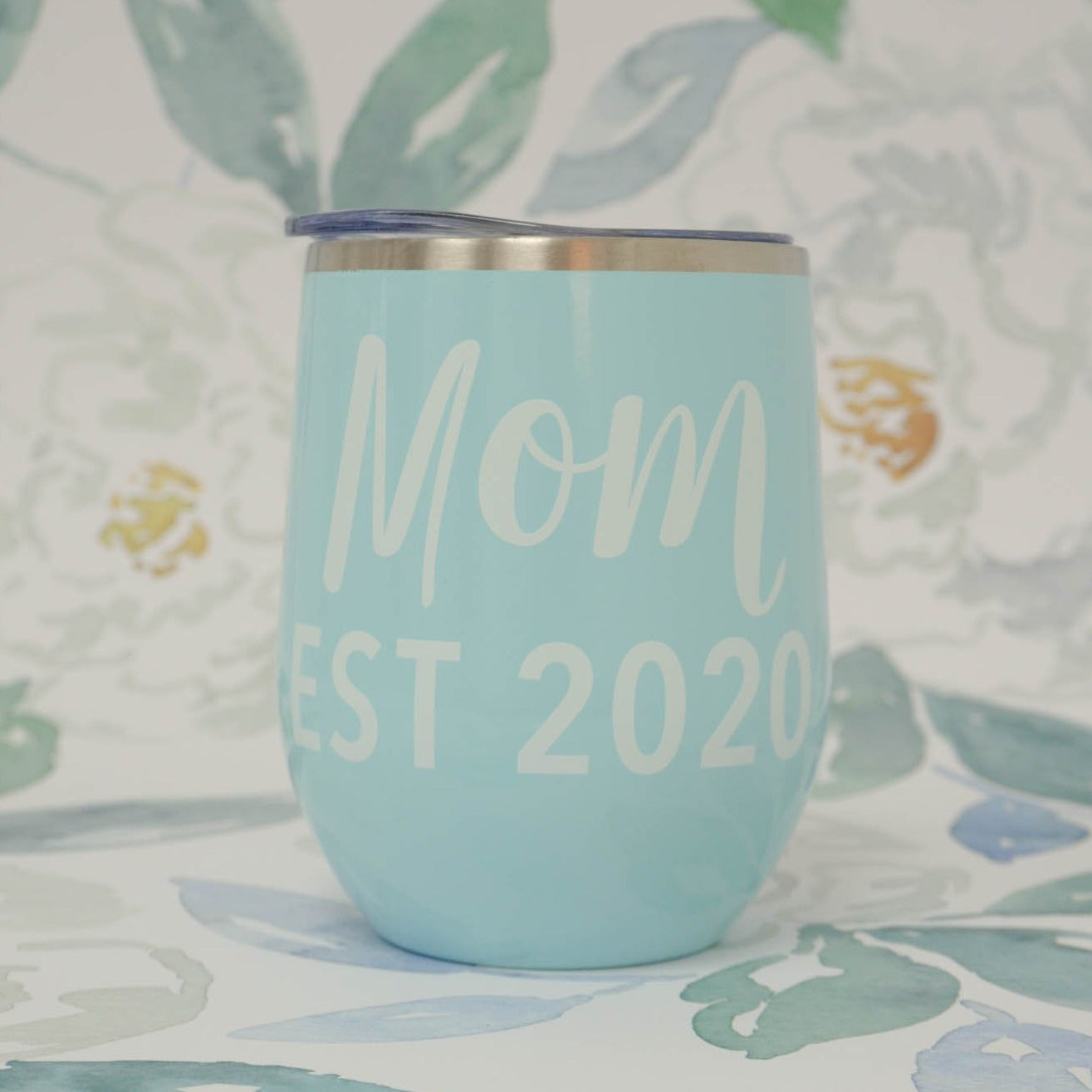 Mom Est. Wine Tumbler