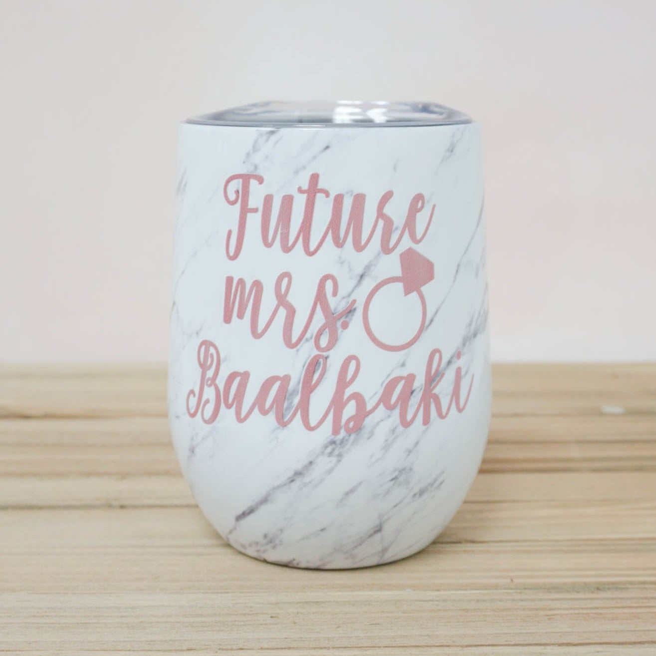 Future Mrs Wine Tumbler in Hope Font