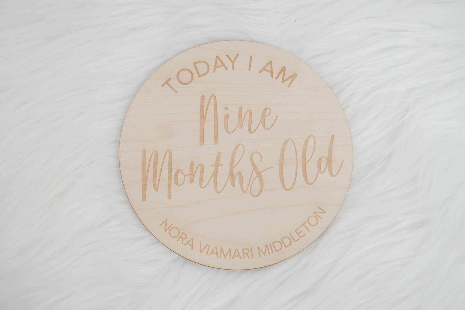 Personalized Milestone Signs for Baby