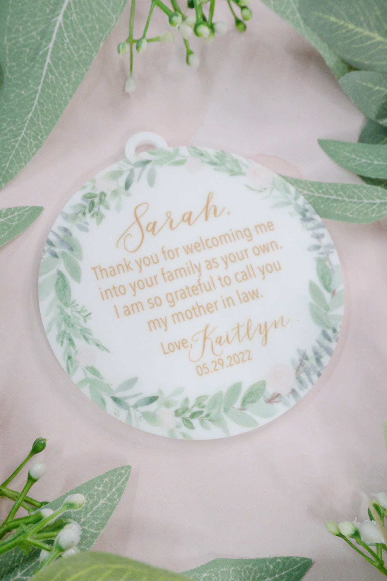 Mother in Law Personalized Ornament