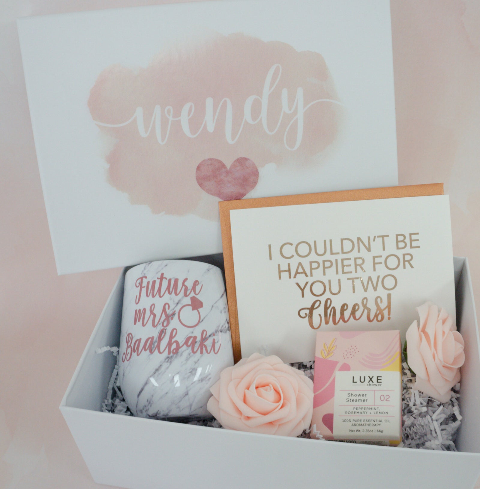 Happy for You Two Engagement Gift Box