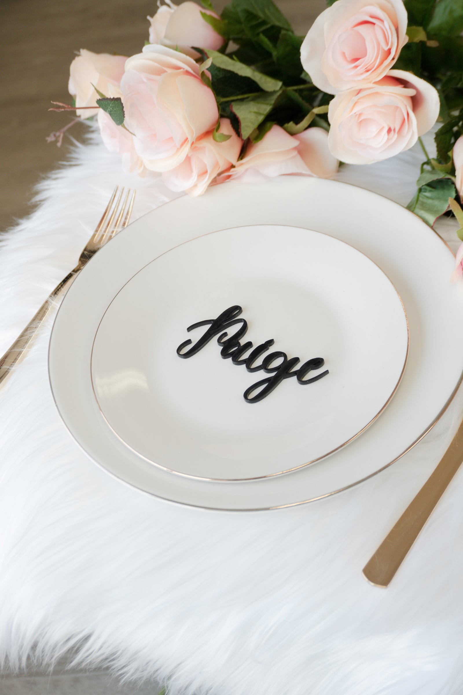 Laser Cut Name Place Cards