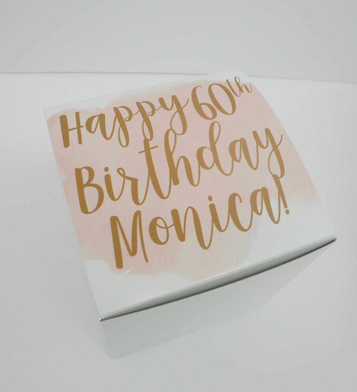 Personalized Year and Name Happy Birthday Gift Box