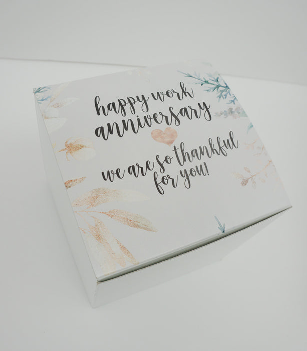 Happy Work Anniversary Floral Gift Box