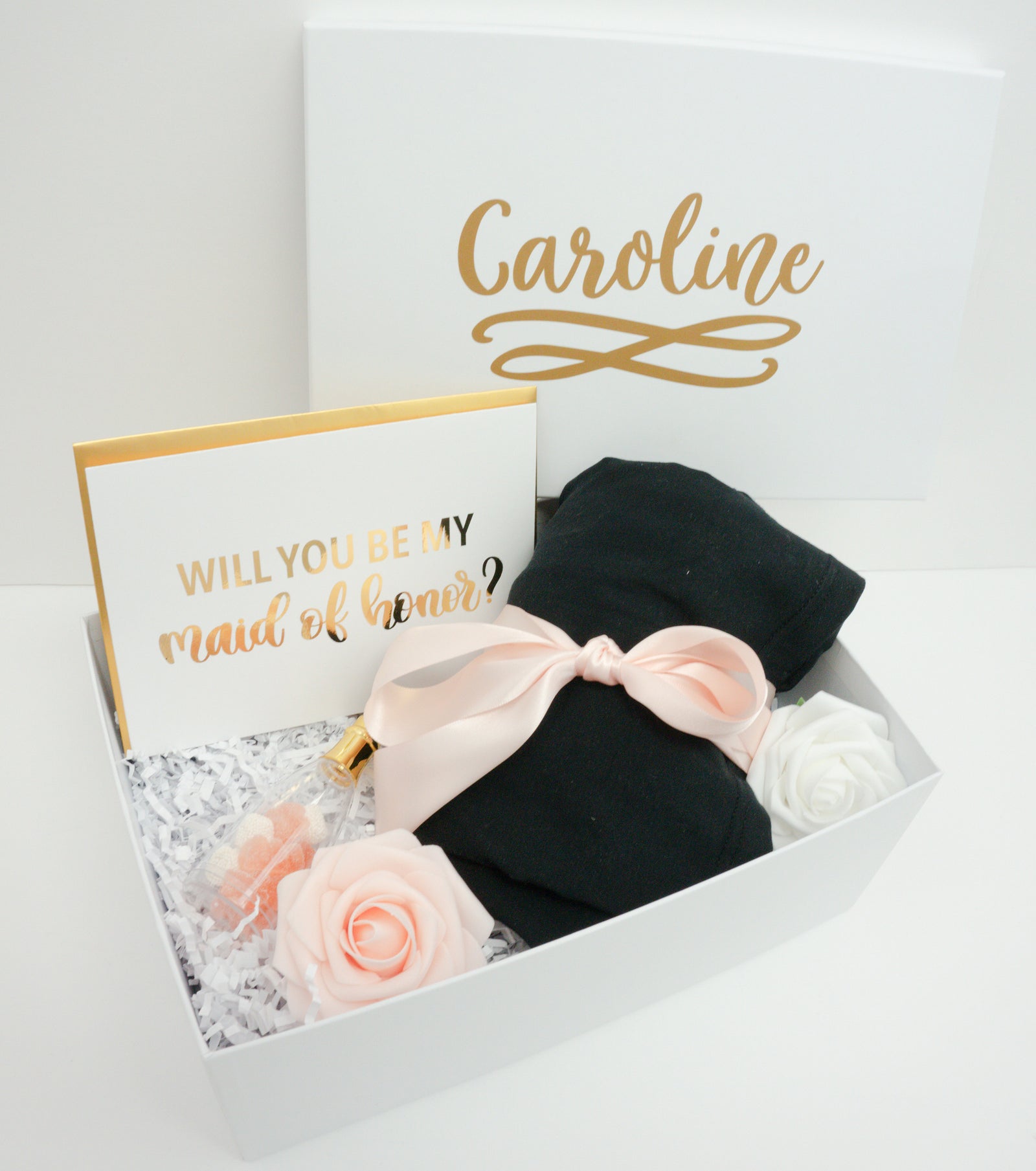 Maid of Honor Proposal Gift Box with Pajamas
