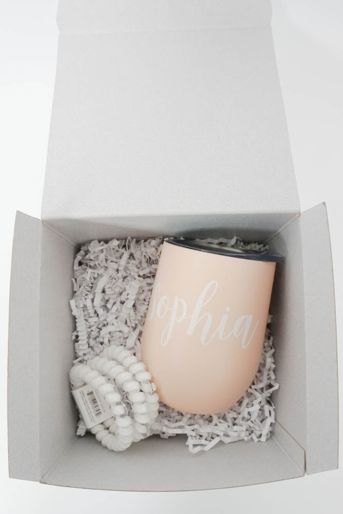 Thank You You're the Best Pink Floral Gift Box