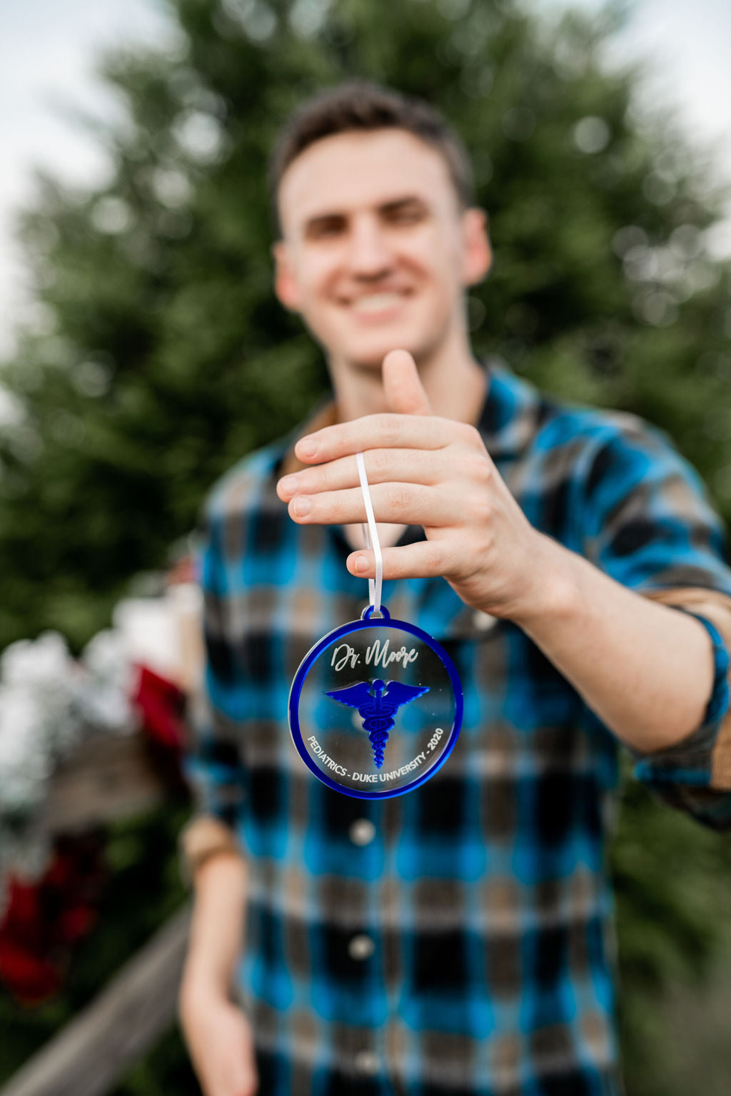 Doctor Personalized Engraved Christmas Ornament