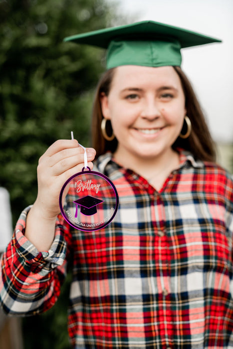 Graduate Personalized Engraved Christmas Ornament