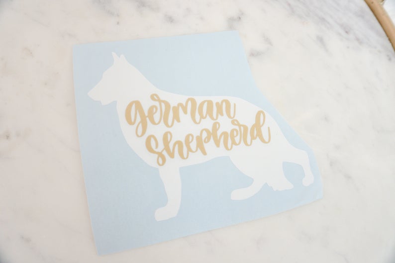 German Shepherd Vinyl Decal