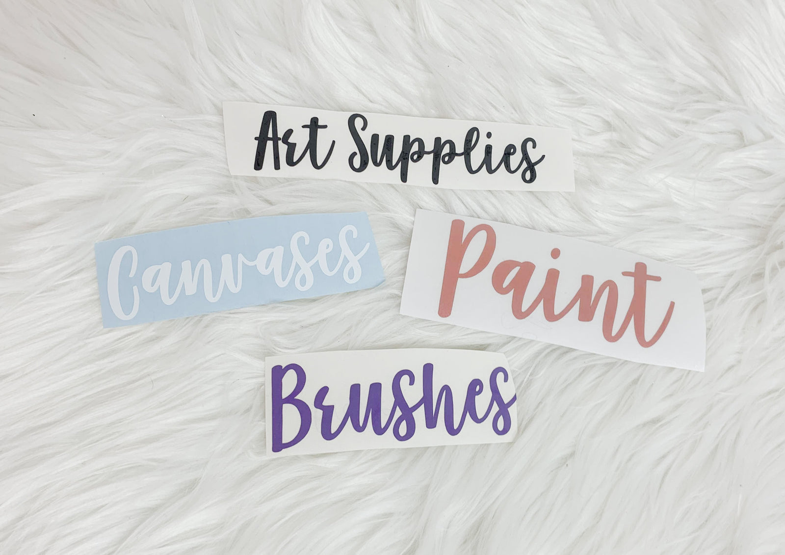 Craft Supply Vinyl Decal Labels