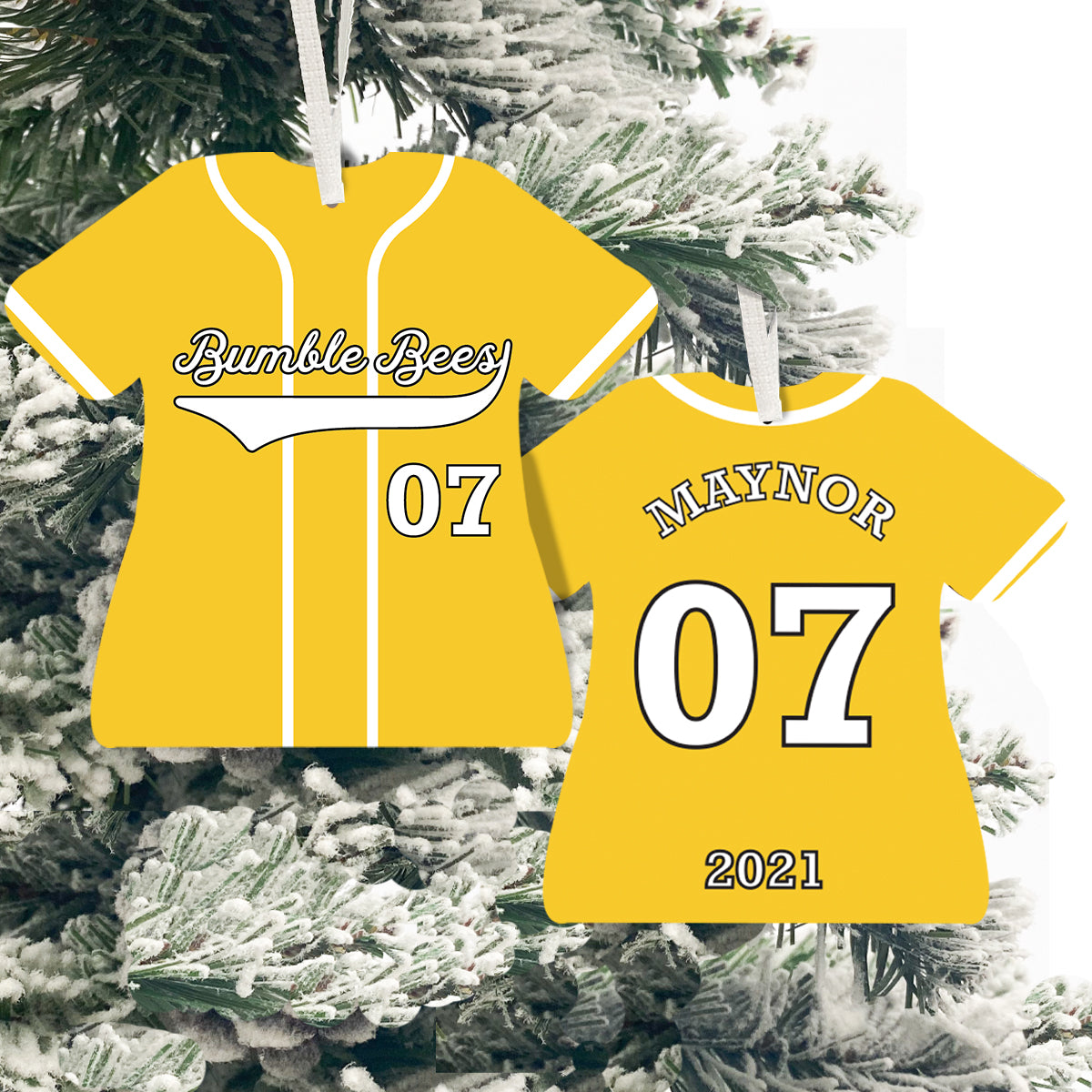Lacrosse Jersey Ornament