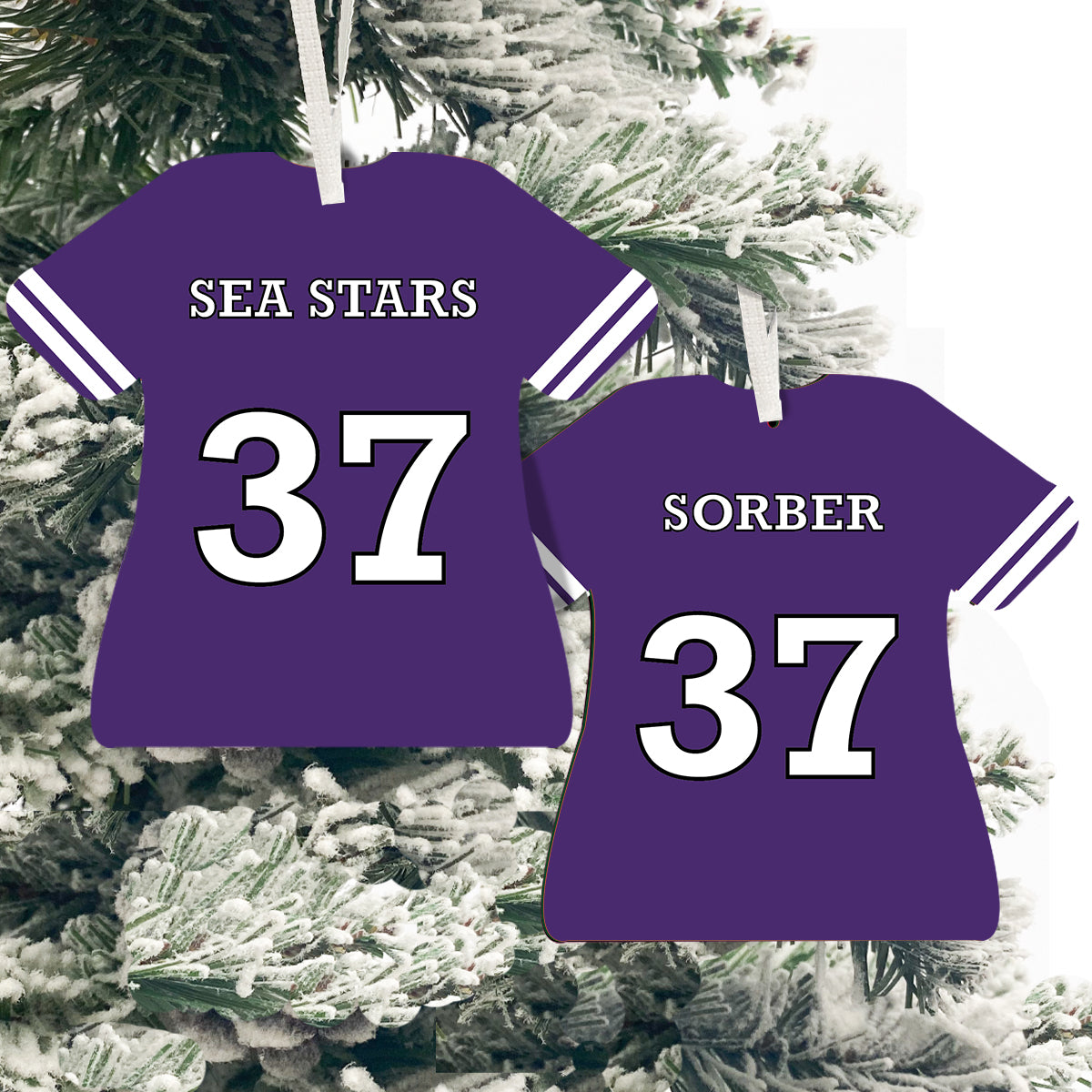 Lacrosse Jersey Ornament