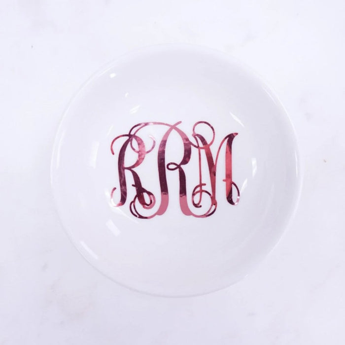 Monogram Ring Dish