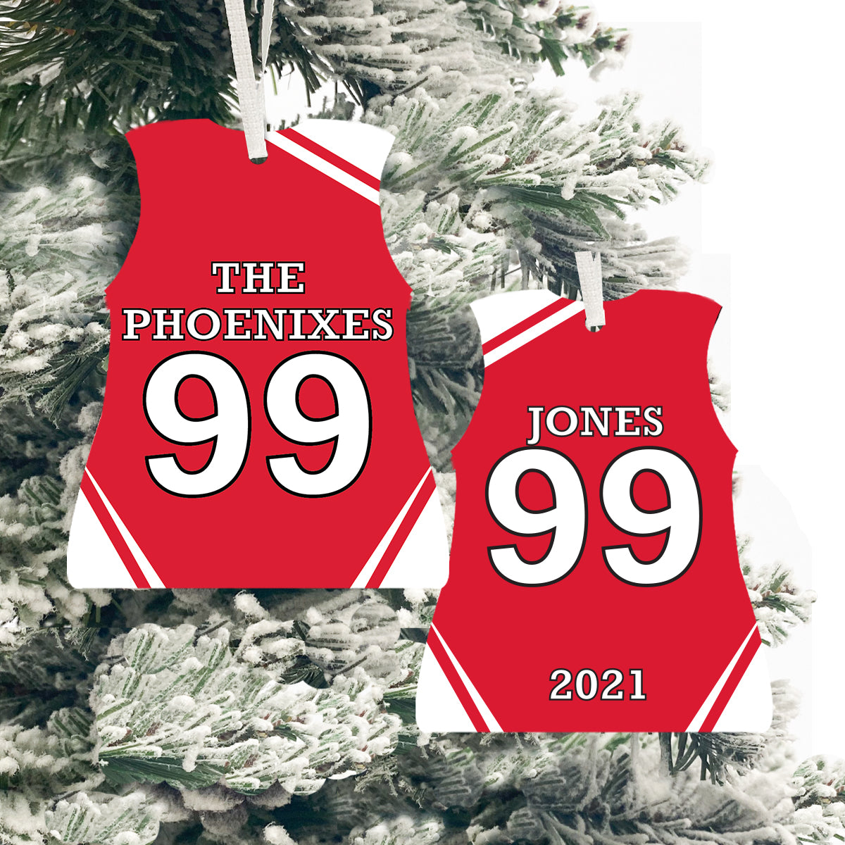 Volleyball Jersey Ornament