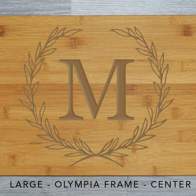 Personalized Initial Cutting Board