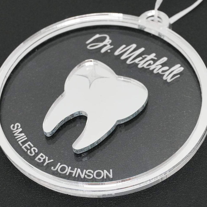 Dentist Personalized Engraved Christmas Ornament